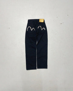 Evisu Jeans Black 28 x 35